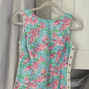 Lilly Pulitzer Lobster Print Dress size 4
